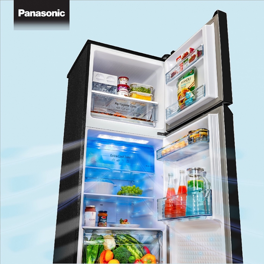 Panasonic ra mắt dòng tủ lạnh TL, TV 2 cánh tích hợp công nghệ BlueAg+ toàn ngăn mát