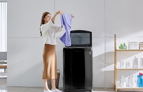 LG  ra mắt dòng máy giặt lồng đứng hơi nước DD