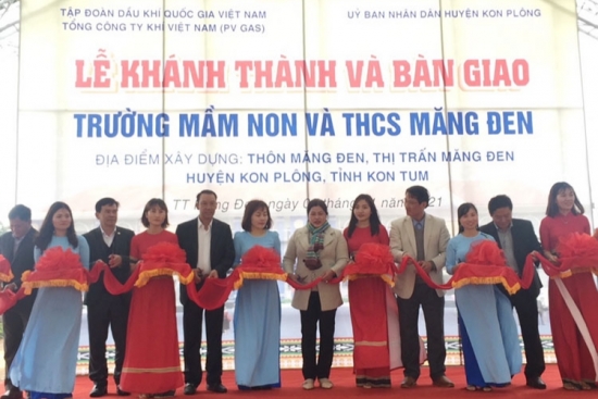 PV GAS tài trợ 12 tỷ đồng xây dựng trường học tại Kon Tum|
