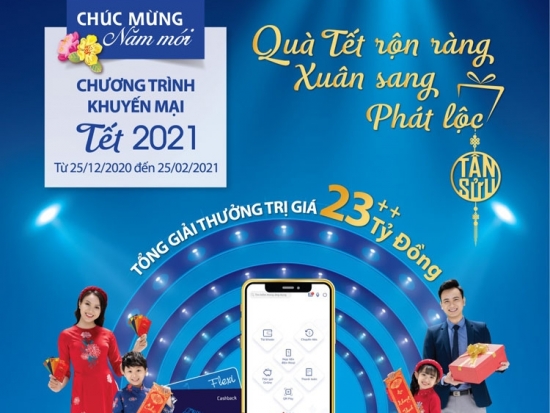 BIDV khuyến mãi khủng hơn 23 tỷ đồng chào đón năm mới