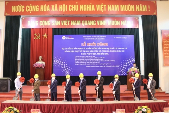 PC Bắc Ninh: Khởi công xây dựng hạ tầng lưới điện mới tại một số khu vực