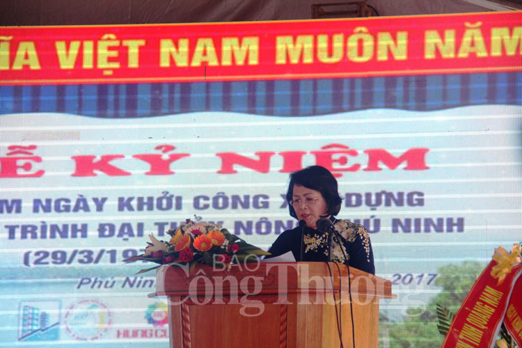 Quảng Nam: Kỷ niệm 40 năm xây dựng công trình đại thủy nông Phú Ninh
