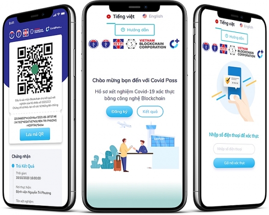 CovidPass.vn - Hồ sơ xét nghiệm Covid-19 xác thực bằng công nghệ Blockchain