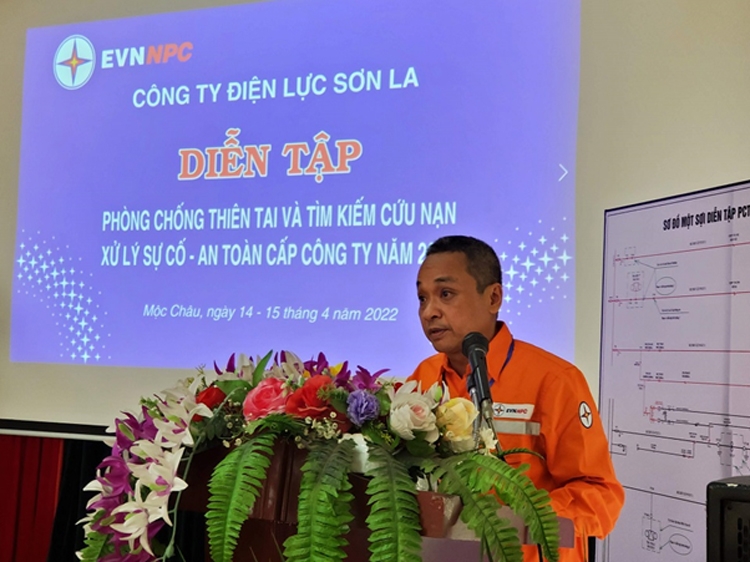 PC  Sơn La tổ chức diễn tập phòng chống thiên tai và tìm kiếm cứu nạn năm 2022