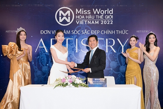 Artistry là đơn vị chăm sóc sắc đẹp Miss World Việt Nam 2022