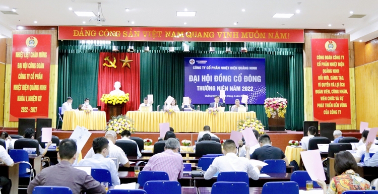 Nhiệt điện Quảng Ninh tổ chức thành công Đại hội đồng cổ đông năm 2022