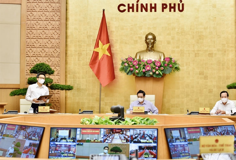 Thủ tướng Phạm Minh Chính: Phải tổng tiến công toàn lực, mạnh mẽ hơn, hiệu quả hơn để dập dịch