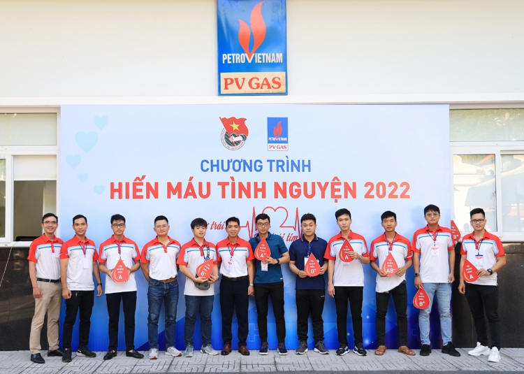 Đoàn Thanh niên PV GAS Vũng Tàu thực hiện chương trình hiến máu tình nguyện