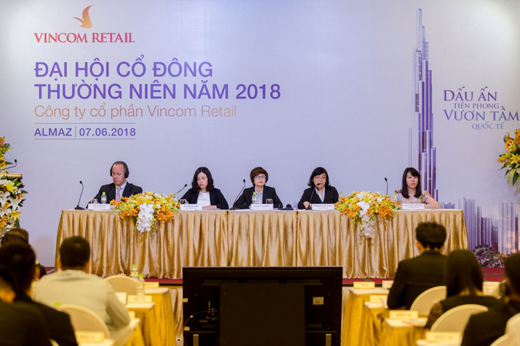 Vincom Retail tổ chức đại hội cổ đông lần thứ nhất