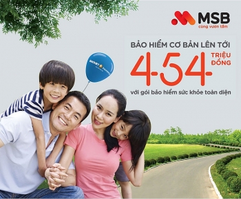 Hưởng ưu đãi cộng lãi suất tiết kiệm 0,4% từ sản phẩm kết hợp giữa bảo hiểm Bảo Việt & MSB