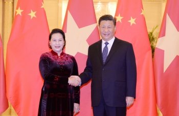 Chủ tịch Quốc hội hội kiến Tổng Bí thư, Chủ tịch Trung Quốc Tập Cận Bình