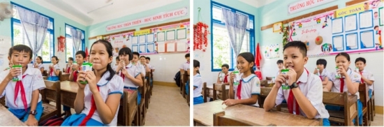 Sữa học đường đồng hành cùng trẻ em miền núi tỉnh Quảng Ngãi