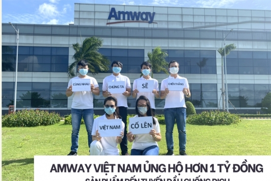Amway Việt Nam ủng hộ các sản phẩm chăm sóc sức khỏe và thiết yếu đến tuyến đầu chống dịch tại khu vực phía Nam