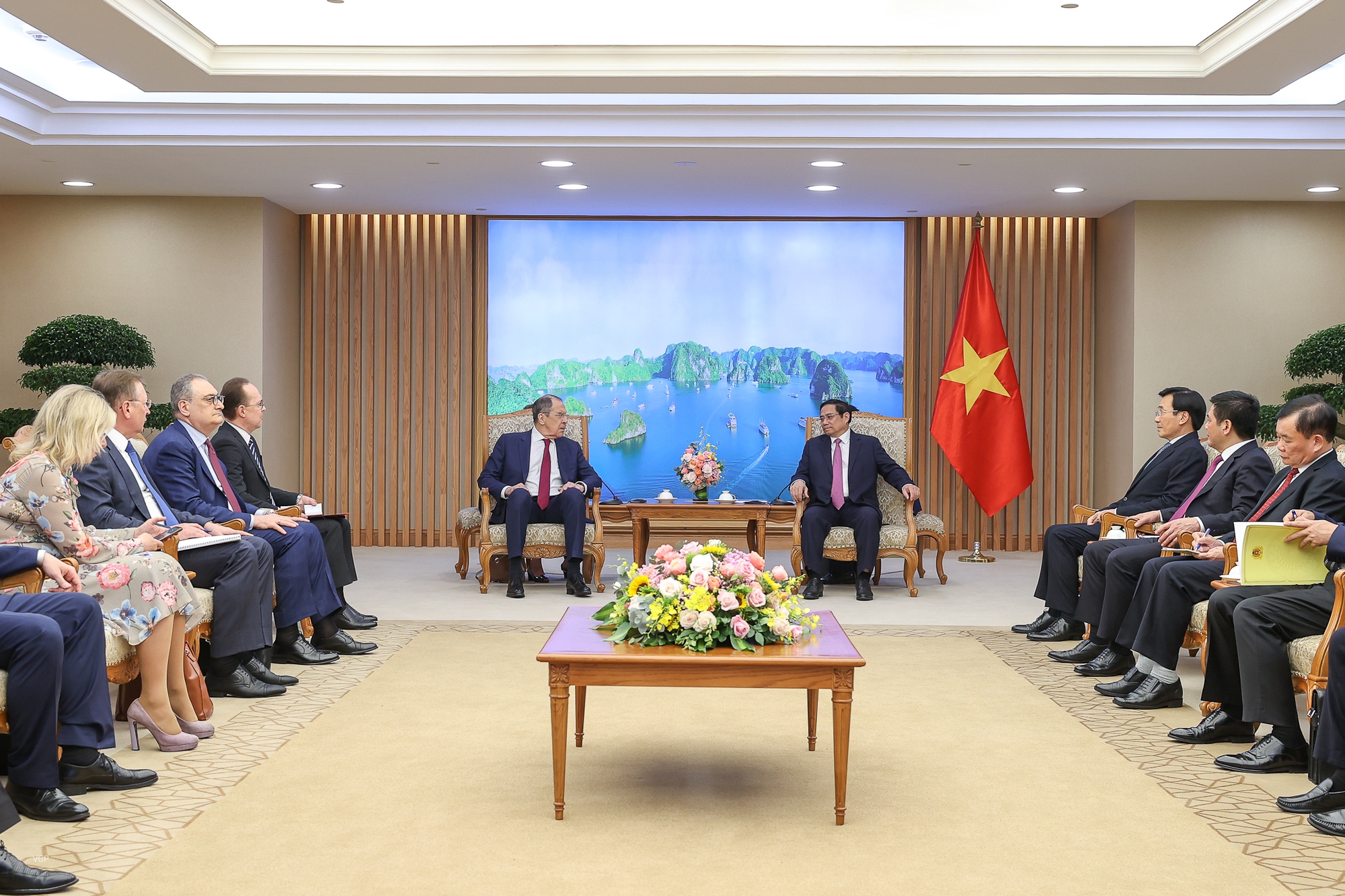 Thủ tướng Phạm Minh Chính tiếp Bộ trưởng Ngoại giao Liên bang Nga - Ảnh 4.