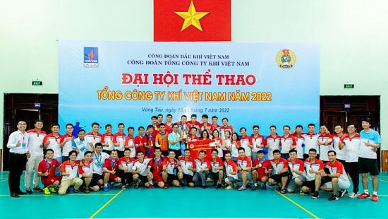 Đại hội Thể thao Tổng công ty Khí Việt Nam thành công tốt đẹp