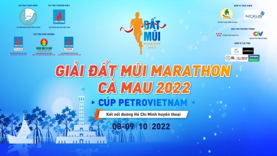 Tổng công ty Khí Việt Nam tài trợ cho Giải chạy Đất Mũi Marathon 2022 - Cúp Petrovietnam