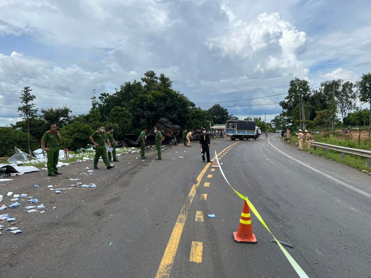 Đắk Nông: Tai nạn giao thông liên hoàn nhiều người bị thương