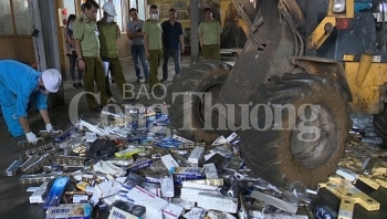 QLTT Hà Nội tiêu hủy hơn 30 tấn hàng hóa tang vật vi phạm