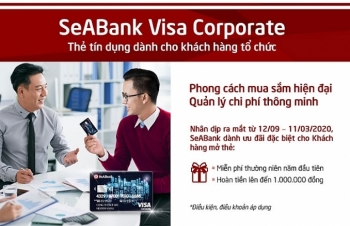 Siêu tiện lợi cho doanh nghiệp khi sử dụng thẻ SeABank Visa Corporate