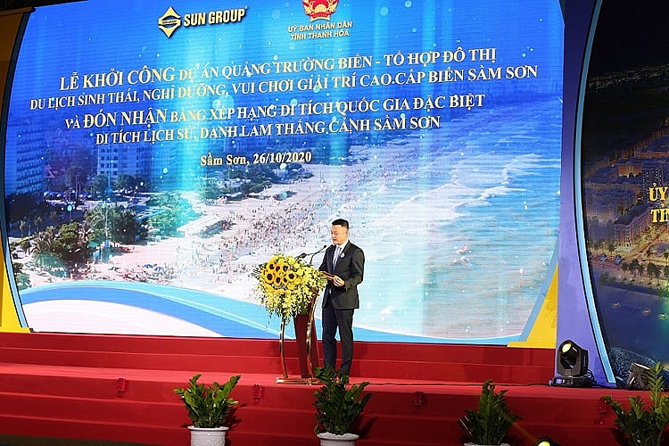 Sun Group khởi công dự án quảng trường biển và tổ hợp đô thị du lịch sinh thái, nghỉ dưỡng, vui chơi giải trí Sầm Sơn hơn 1 tỷ USD