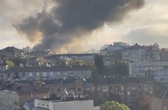 Nổ lớn liên tiếp ở thủ đô Kiev, đã có thương vong