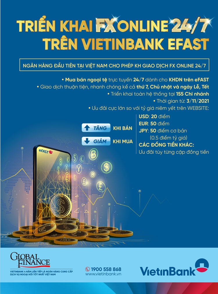 VietinBank – Ngân hàng đi đầu về cung cấp dịch vụ mua – bán ngoại tệ trực tuyến tại Việt Nam