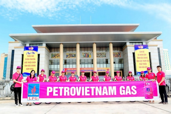PV GAS LPG quảng bá bình gas Petrovietnam Gas tại nhiều tỉnh thành trong cả nước