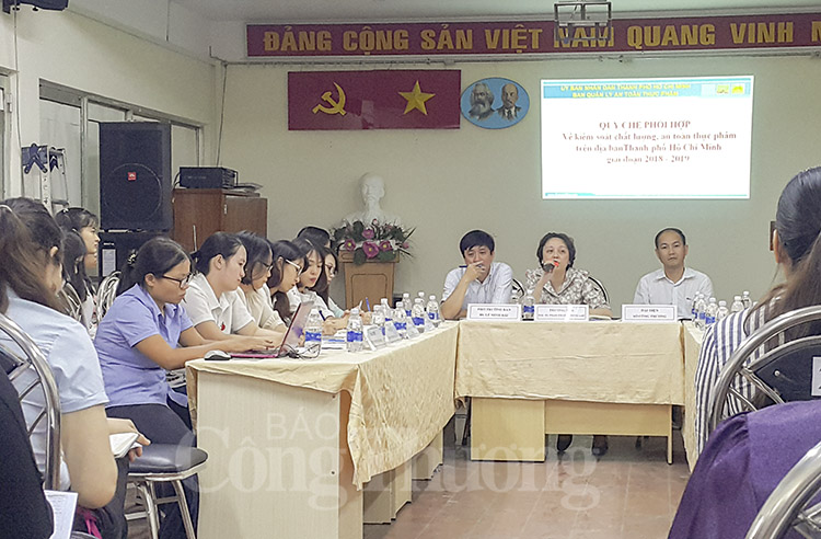 TP. Hồ Chí Minh xây dựng quy chế kiếm soát chất lượng, an toàn thực phẩm