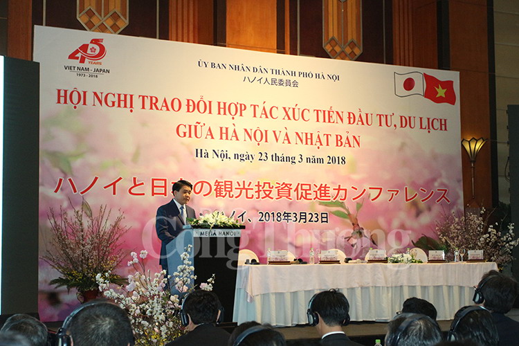 Hà Nội - Nhật Bản đẩy mạnh hợp tác xúc tiến đầu tư