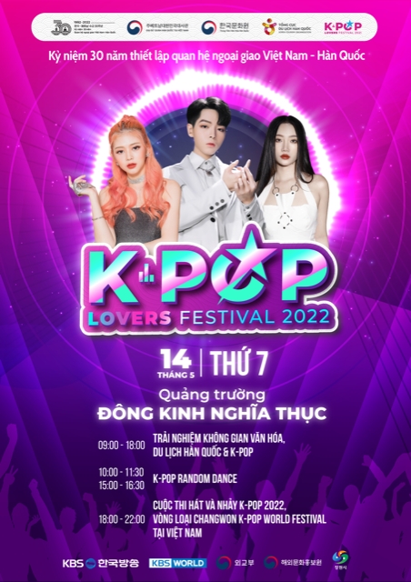 Lễ hội K-pop Lovers Festival 2022 diễn ra ngày 14/5 tại Hà Nội