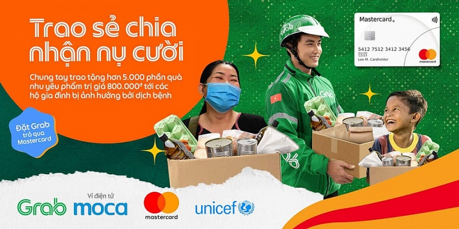 Mastercard và Grab Việt Nam hỗ trợ cho trẻ em, các gia đình bị ảnh hưởng bởi đại dịch