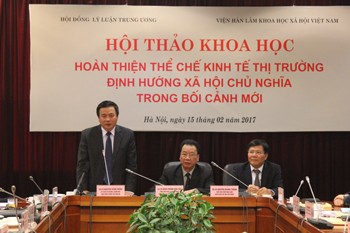 Hoàn thiện thể chế kinh tế thị trường định hướng XHCN: Yêu cầu cấp thiết