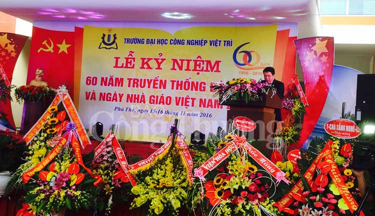 Trường đại học Công nghiệp Việt Trì: Kỷ niệm 60 năm truyền thống đào tạo