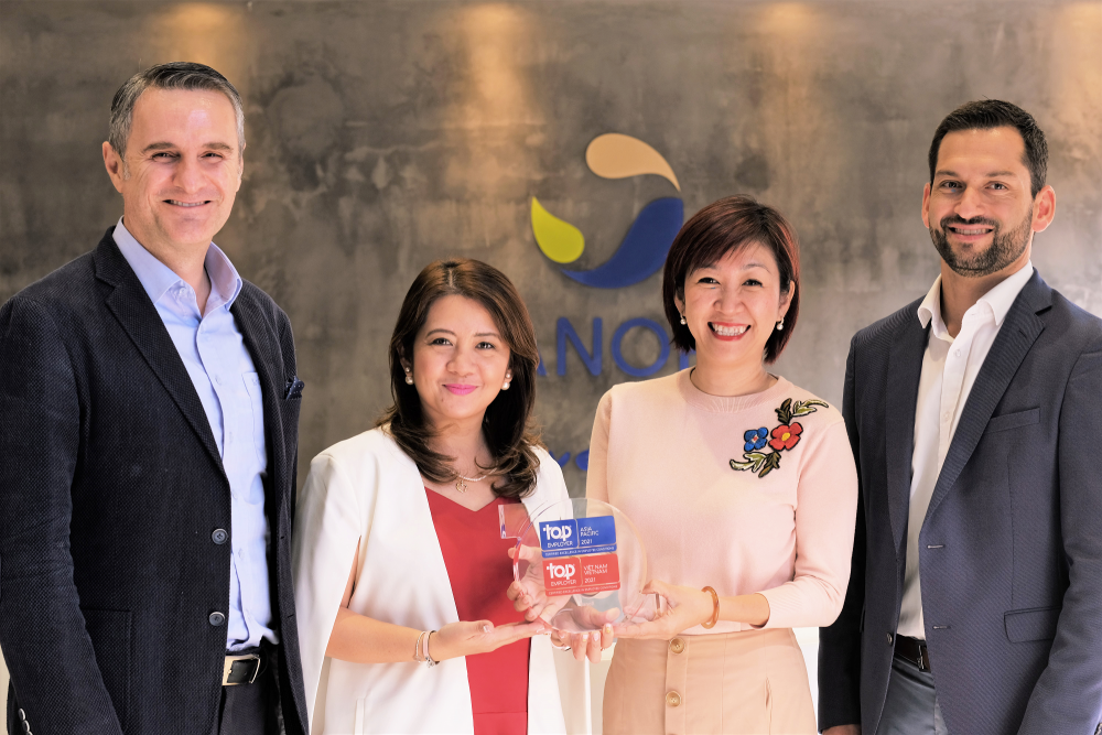 SANOFI Việt Nam được vinh danh "Nhà tuyển dụng hàng đầu" lần thứ 3 liên tiếp