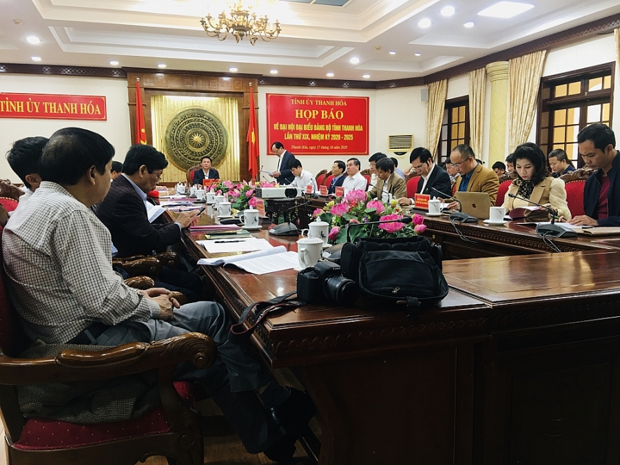 Đại hội đại biểu Đảng bộ tỉnh Thanh Hóa nhiệm kỳ 2020 2025 sẽ diễn ra từ 26 đến 28/10