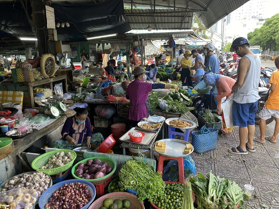 TP Hồ Chí Minh: Từ 1/10, các quận, huyện có phương án mở lại chợ truyền thống