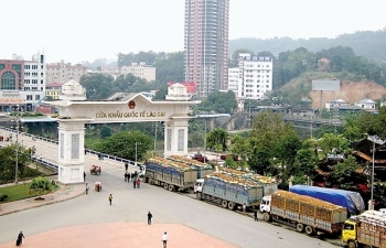 Lào Cai: Kim ngạch xuất nhập khẩu qua cửa khẩu tăng mạnh