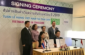 7 biên bản ghi nhớ hợp tác xuất khẩu hàng Việt Nam sang Thái Lan được ký kết