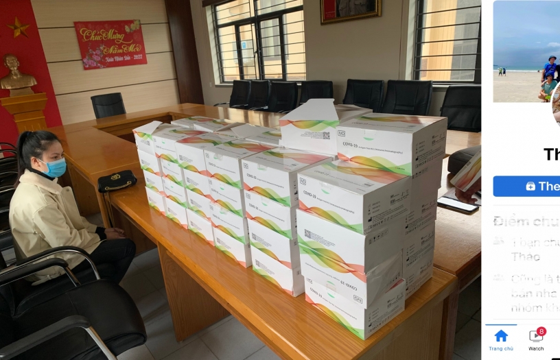 Quảng Ninh: Thu giữ 3.000 kit test Covid-19 không rõ nguồn gốc trên Facebook