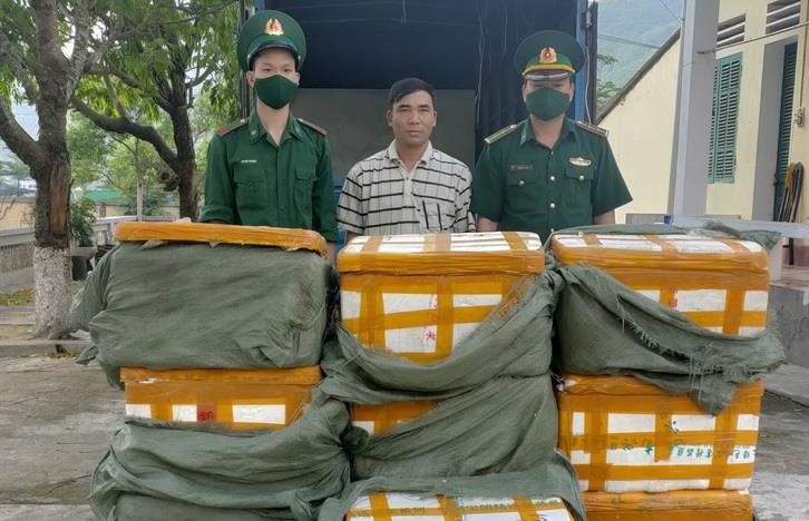Số nội tạng lợn nhập lậu bị lực lượng chức năng Quảng Ninh phát hiện và bắt giữ