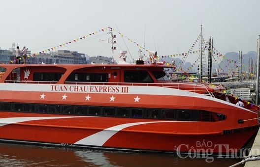 Quảng Ninh: Đưa vào khai thác tàu cao tốc 5 sao từ Tuần Châu đi Cô Tô