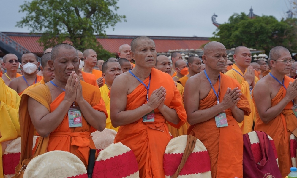 Gần 300 chư tăng nhiều hệ phái tham dự Đại lễ Phật đản Chùa Ba Vàng đến từ các nước