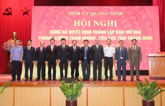 Tỉnh Quảng Ninh thành lập Ban Chỉ đạo Phòng chống tham nhũng, tiêu cực tỉnh