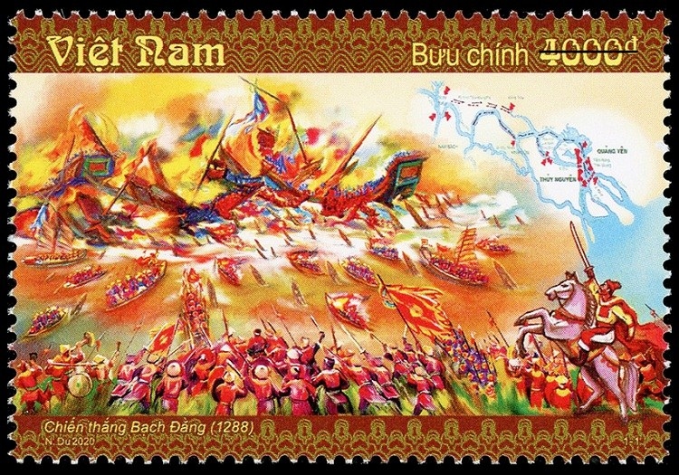 Phát hành bộ tem đặc biệt về sự kiện "Chiến thắng Bạch Đằng (1288)"
