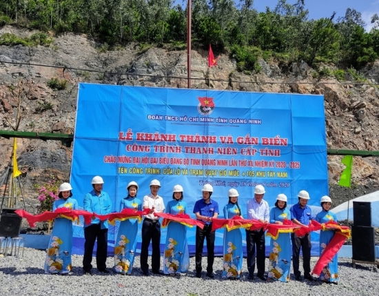 Công ty than Uông Bí: Gắn biển công trình Cửa lò quạt gió trị giá trên 16 tỷ đồng
