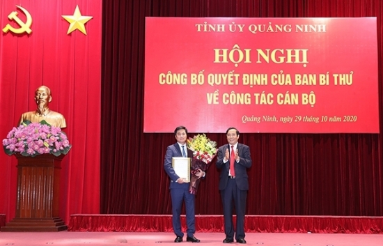 Thứ trưởng Bộ Xây dựng Nguyễn Tường Văn giữ chức Phó Bí thư Tỉnh uỷ Quảng Ninh