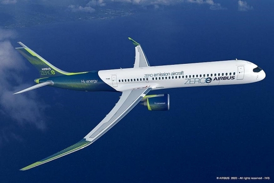 Airbus giới thiệu ý tưởng máy bay không khí thải mới