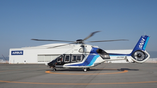 Airbus bàn giao máy bay trực thăng H160 đầu tiên trên thế giới tại Nhật Bản