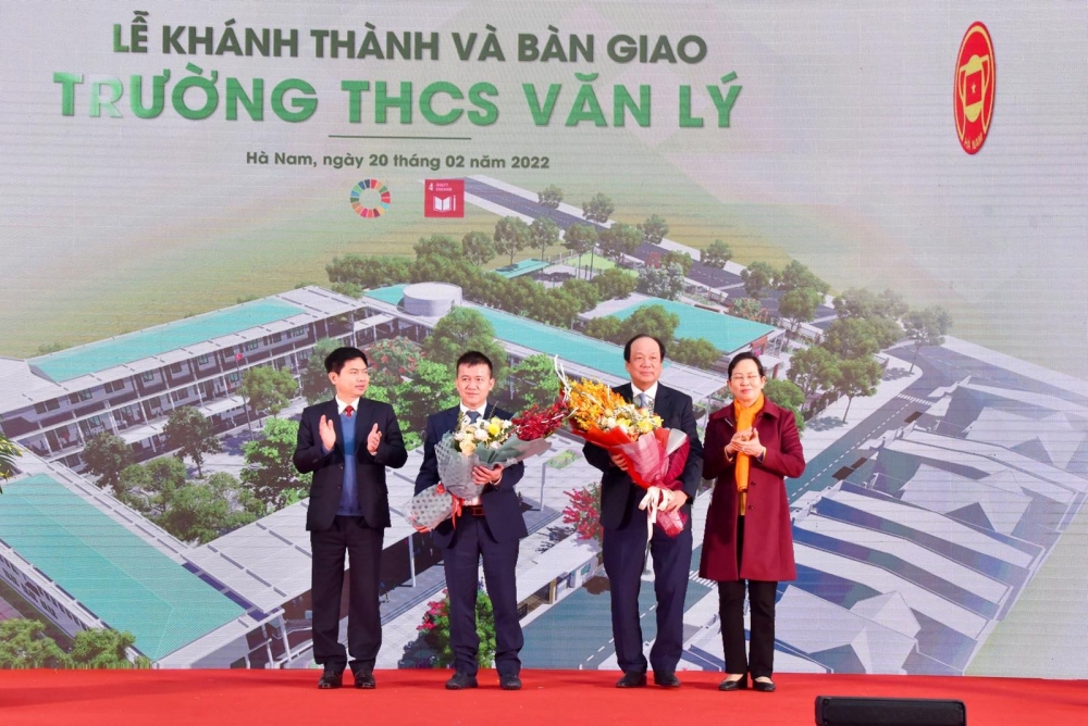 Trungnam Group bàn giao trường chất lượng cao trị giá 80 tỷ đồng cho tỉnh Hà Nam