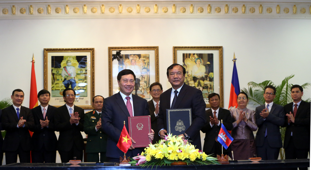 Việt Nam, Campuchia quyết tâm sớm hoàn thành phân giới cắm mốc